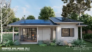 Approach View of Sidekick Model XL-1 Semi-Custom ADU Approach View of Sidekick Model XL-1 Semi-Custom ADU