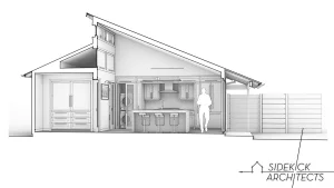Sectional Perspective of Single Story ADU Sectional Perspective of Single Story ADU